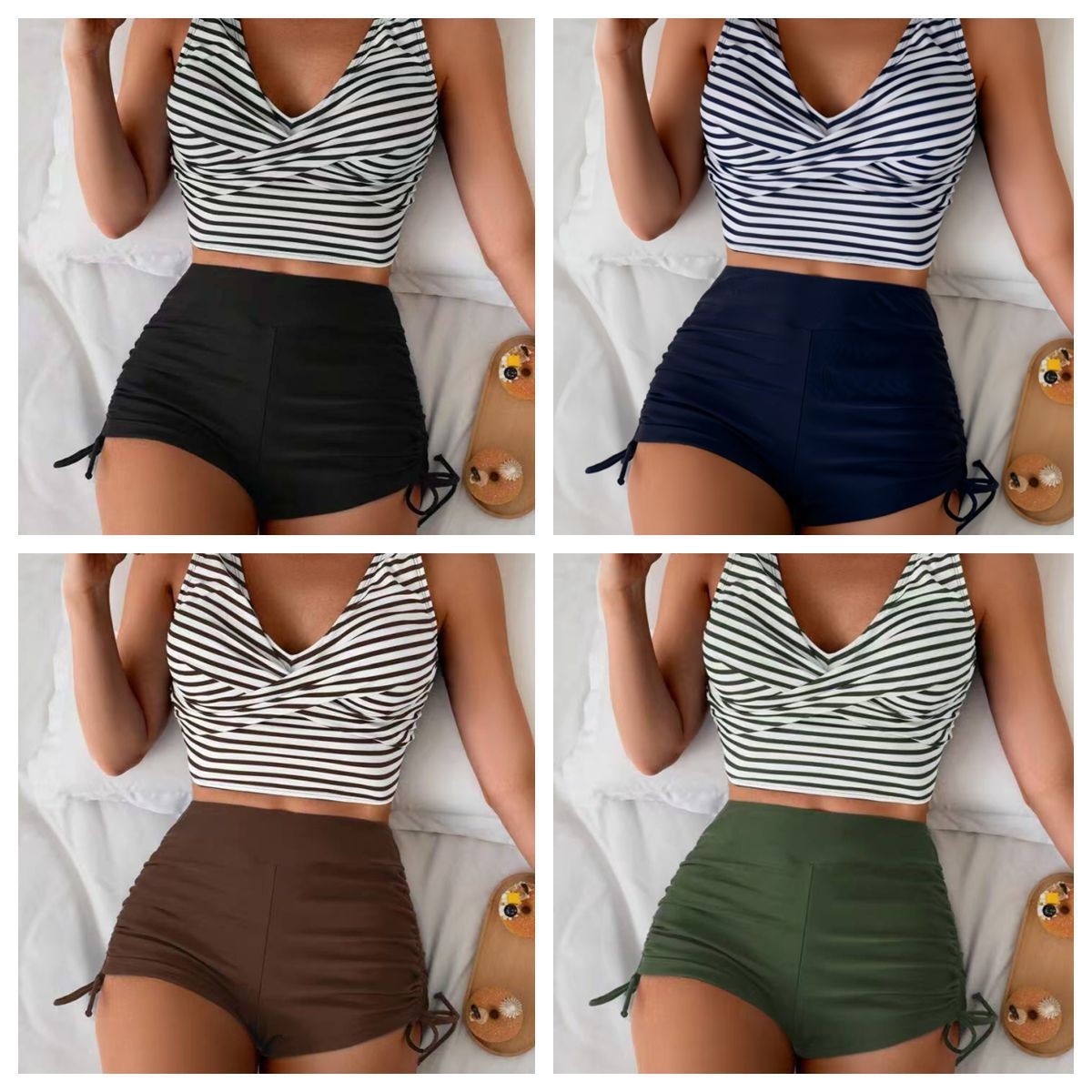 Bath - Women Swimwear Bikini Crop Top High