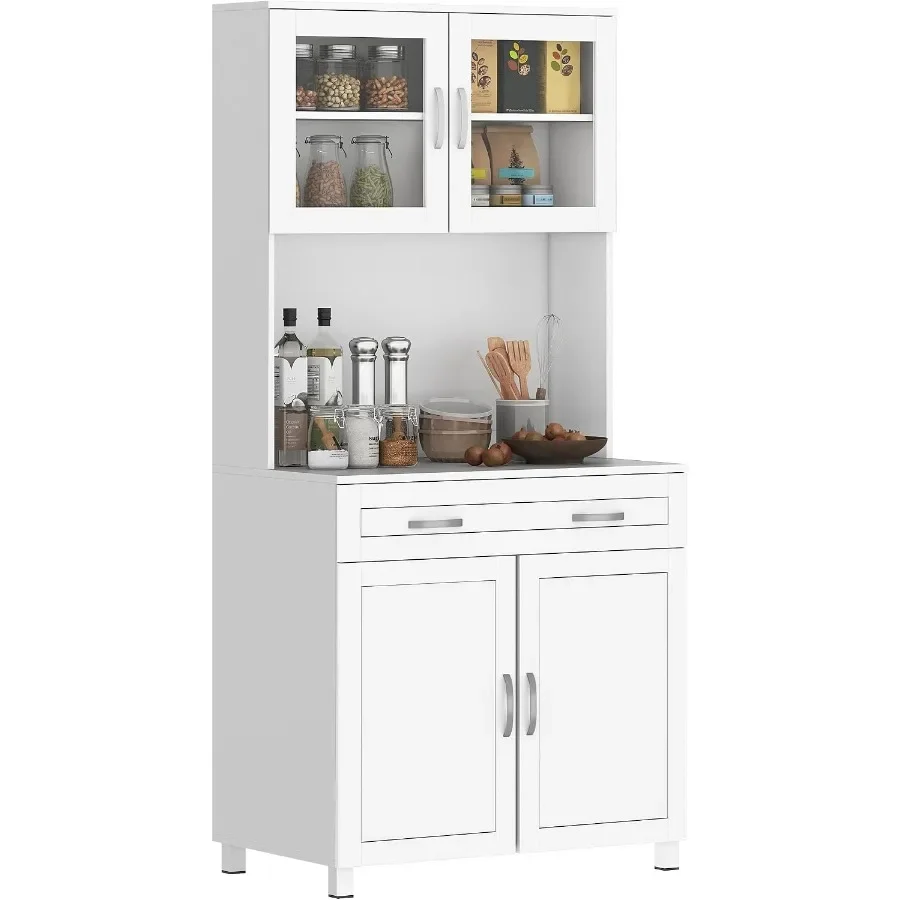 Storage & Organization - 67 Pantry Cabinet Kitchen Hutch for
