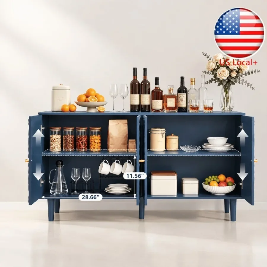 Storage & Organization - 59 Buffet Cabinet with Storage for