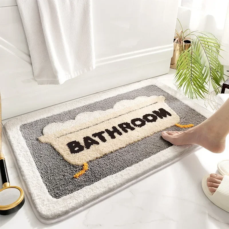 Bath Mat Non Slip Soft Faux Wo - Quick Dry Diatomite Bath Mat recension och pris