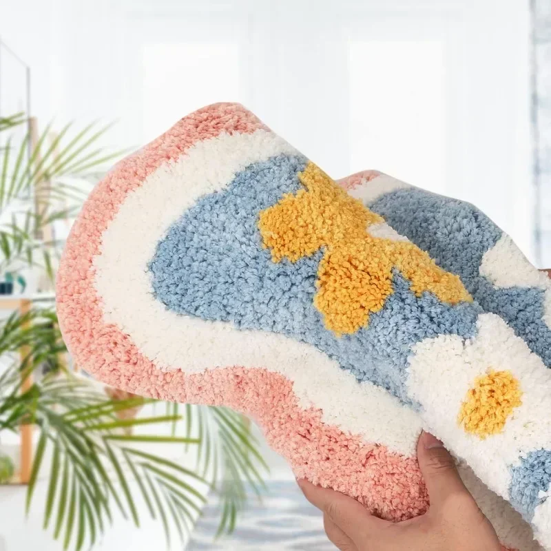 Bath Mat Non Slip Soft Faux Wo - Quick Dry Diatomite Bath Mat recension och pris