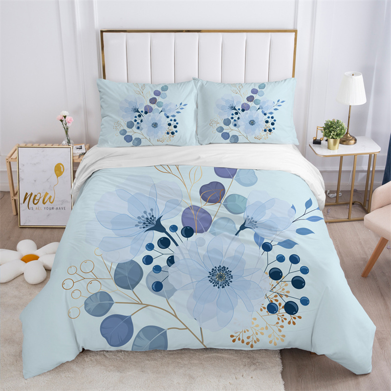 Rustic Flower White Bedding Se - Aesthetic Floral Duvet Cover recension och pris