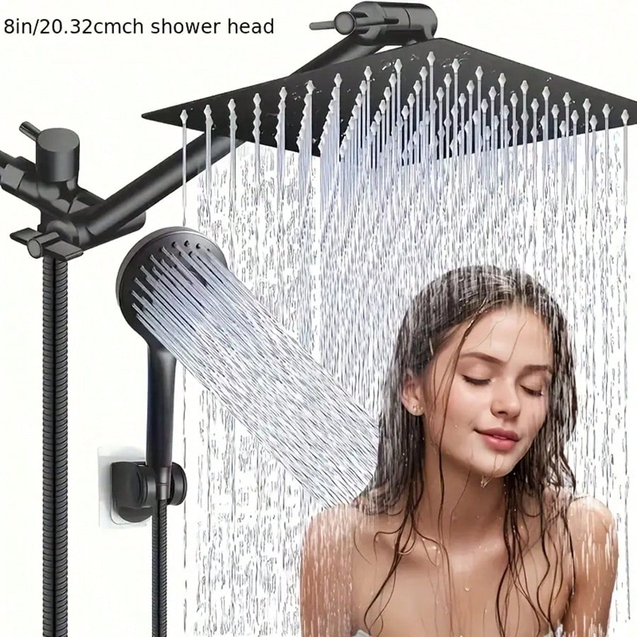 High-Pressure Rainfall Shower  - High Pressure Shower Head Handheld recension och pris
