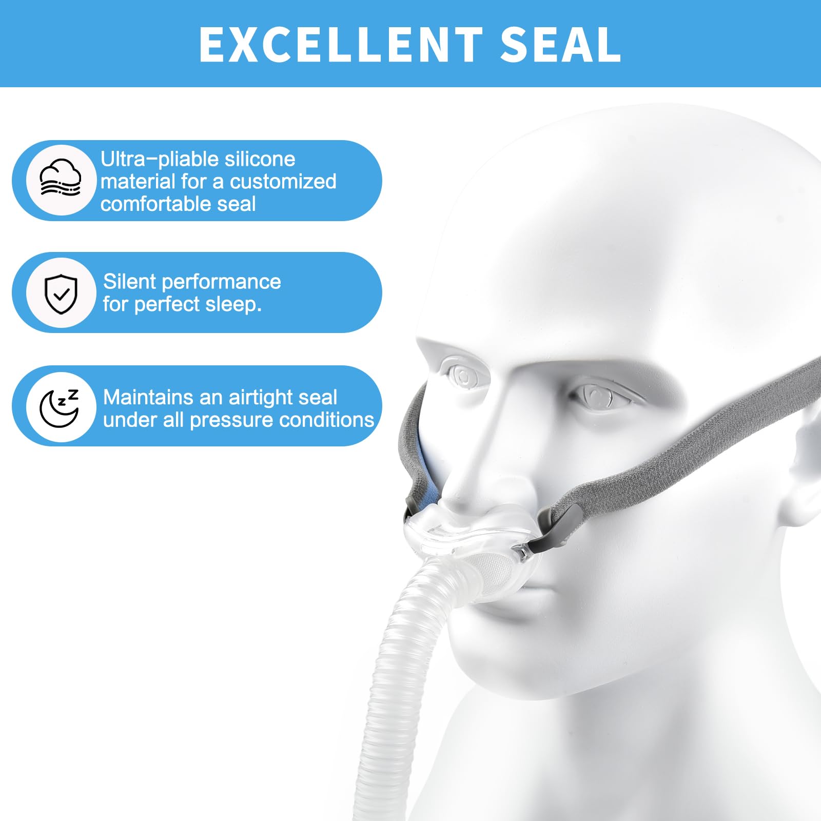 2Pcs P10 Nasal Pillow AirFit P - Anti Snore Contour Pillow recension och pris