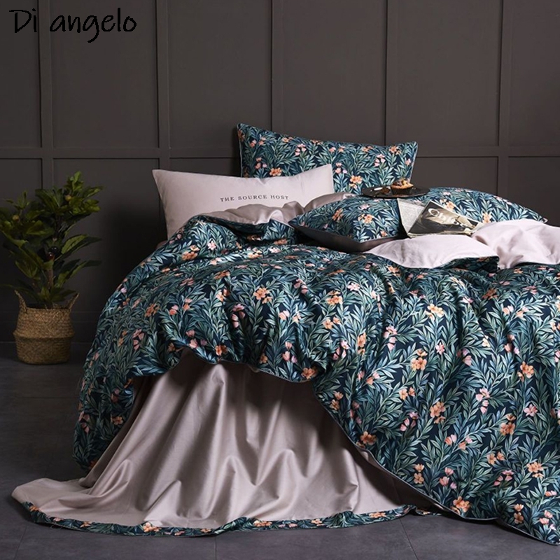 600TC Egyptian Cotton RU Europ - Aesthetic Floral Duvet Cover recension och pris