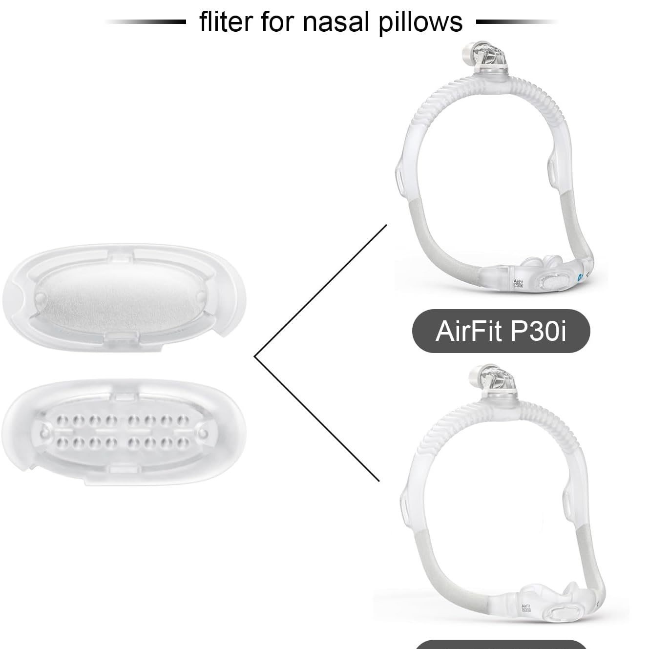 10-30 Packs Replacement AirFit - Anti Snore Contour Pillow recension och pris