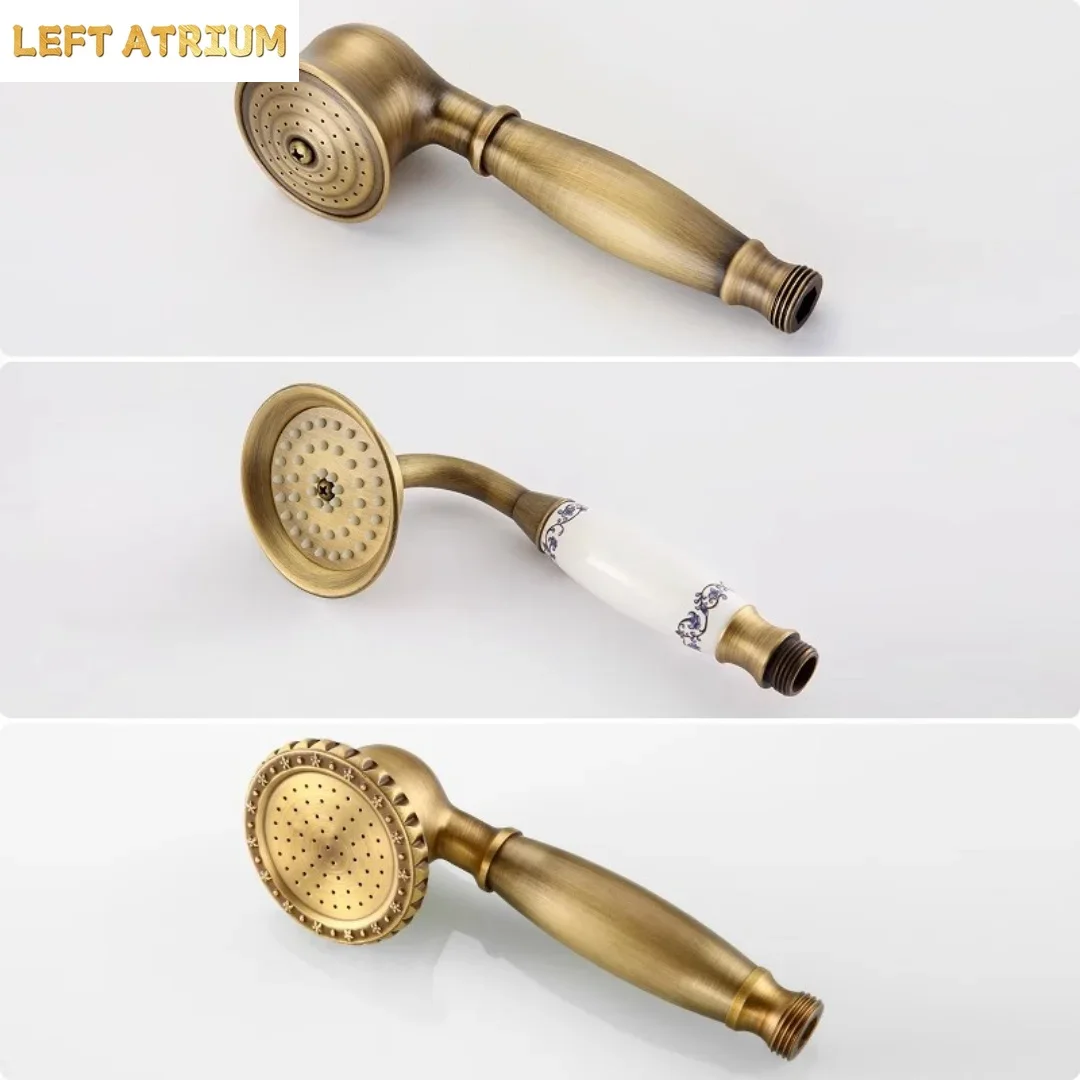 Brass Rose Gold Bathroom Handh - High Pressure Shower Head Handheld recension och pris