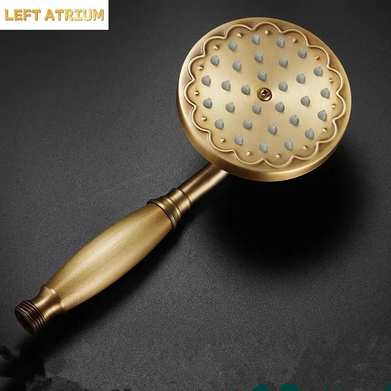 Brass Rose Gold Bathroom Handh - High Pressure Shower Head Handheld recension och pris