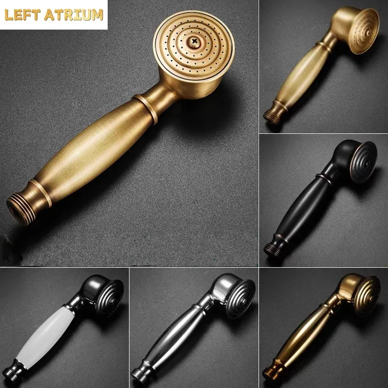 Brass Rose Gold Bathroom Handh - High Pressure Shower Head Handheld recension och pris