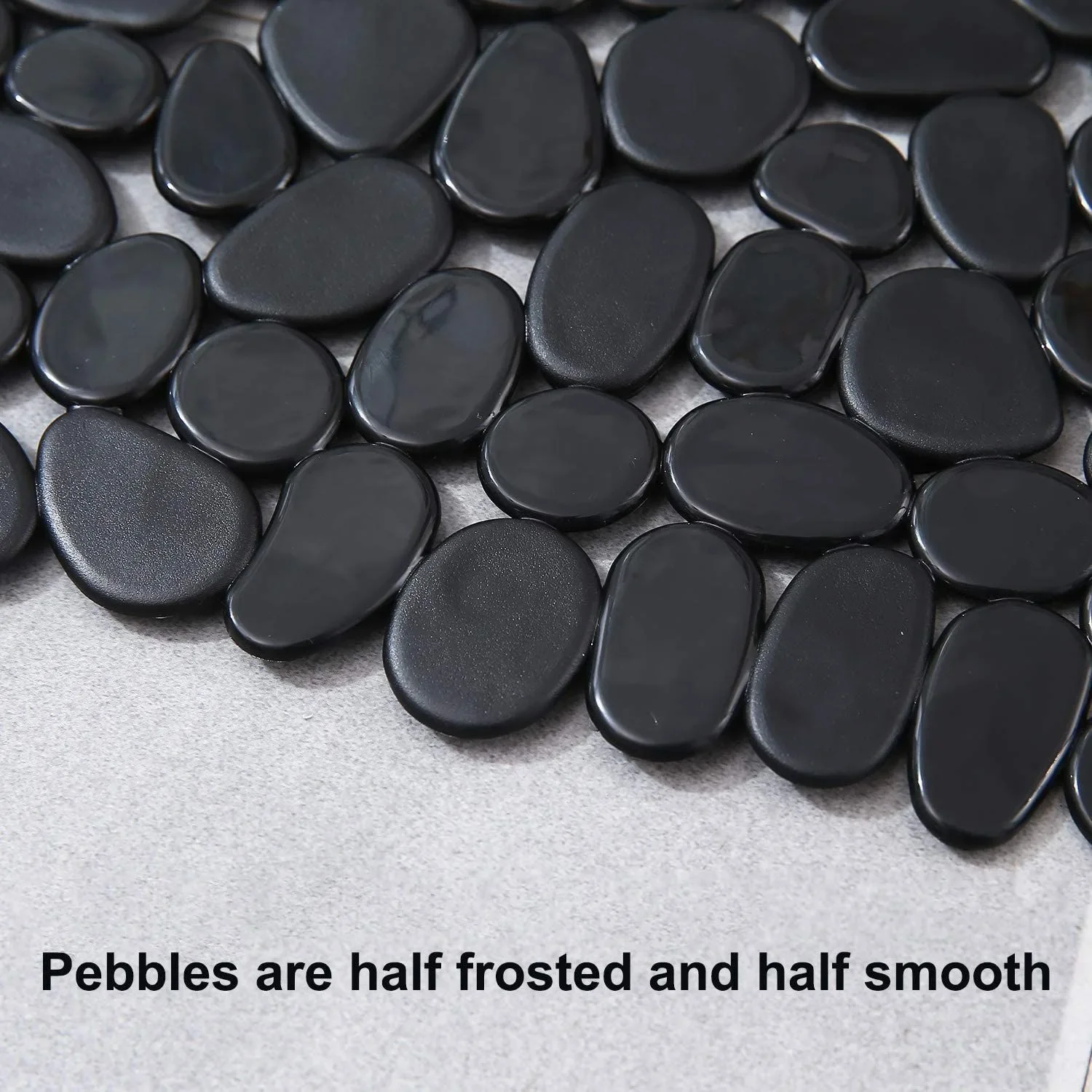 Non-Slip Pebble Shower Mat 40x - Quick Dry Diatomite Bath Mat recension och pris